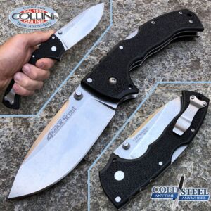 Cold Steel - 4 Max Scout knife - Black Stone Washed - 62RQ - coltello chiudibile