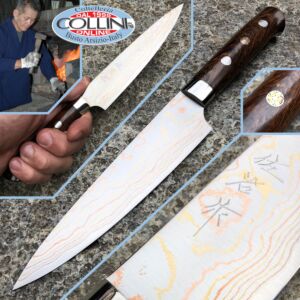 Takeshi Saji - Sakura Petty Rainbow Damascus - 135mm - coltello cucina