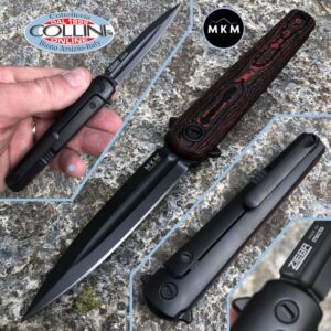 MKM - Flame Knife by Zieba - M390 PVD & Red Lava Fat Carbon - FL02-FCLTD - coltello
