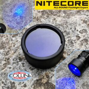 Nitecore - NFB25 - Filtro Blu da 25mm per P10i, P10 V2, MH12 V2 ed MH12SE - Accessori Torce Led