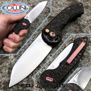 Fox - Radius knife Carbon Fiber & Copper - Special Edition in SanMai SPG2 - CO-550CF - coltello
