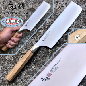 Mcusta Zanmai - Beyond Nakiri vegetable knife 16,5cm - Aogami Super steel - ZBX-5008B - coltello cucina