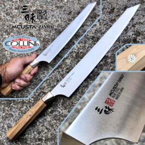 Mcusta Zanmai - Beyond Sujihiki slicing knife 27cm - Aogami Super steel - ZBX-5011B - coltello cucina