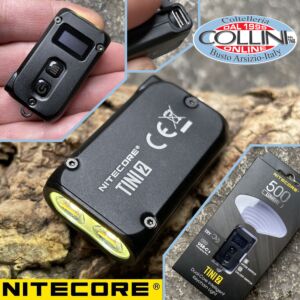 Nitecore - TINI2 - Portachiavi Ricaricabile USB - 500 lumens e 89 metri - Torcia Led