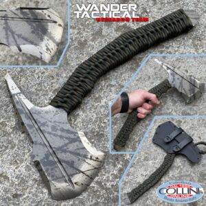 Wander Tactical - Pterodactyl Hawk - Black Blood & Green Paracord - ascia custom