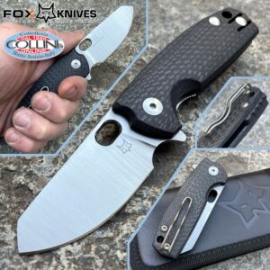 Fox - Baby Core knife by Vox - FX-608CF - Carbon Fiber - coltello