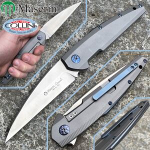 Maserin - Solar - Titanium Flipper Knife by Sergio Consoli - 405 - coltello