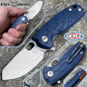 Fox - Baby Core Knife by Vox - Blu - Special Edition in SanMai SPG2 Steel - CO-608BL - coltello