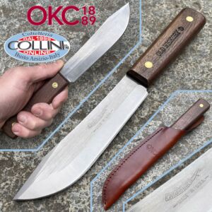 Ontario Knife Company - Hunting Knife con fodero in cuoio - 7026 - coltello