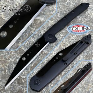 Sandrin knives - TCK 2.0 Slipjoint knife - Tungsten Carbide Blade - DLC black coating - coltello