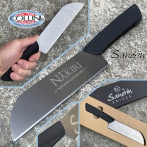 Sandrin knives - Nakiri Kitchen Knife - Tungsten Carbide Blade - 18 cm - coltello cucina