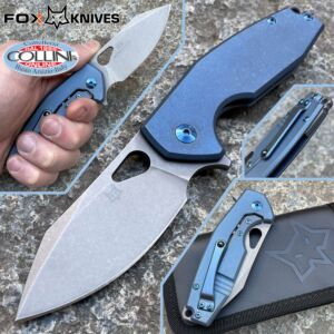 Fox - Yaru knife by Vox - S90V Blue Titanium - FX-527TI - coltello