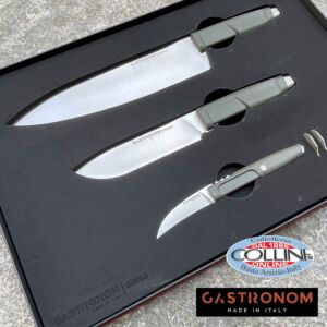 Gastronom by Extrema Ratio - 3 Knives Set - Heavy Cut - Total Cut - Fine Cut - Set coltelli da Cucina Professionali