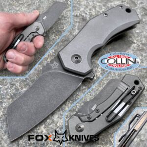 Fox - Italicus knife by ADG - FX-540TIB - PVD Stonewashed Titanium - coltello