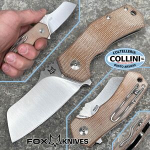 Fox - Italicus knife by ADG - FX-540NA - Natural Micarta - coltello