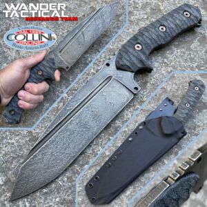 Wander Tactical - Smilodon knife - Moon Effect & Black Micarta - coltello custom