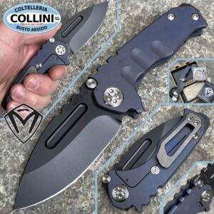 Medford Knife and Tools - Micro Praetorian T knife - Blue Titanium - coltello