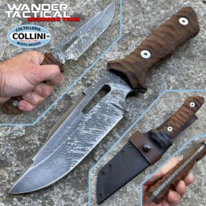 Wander Tactical - Special Commando knife - Brown Micarta - coltello custom