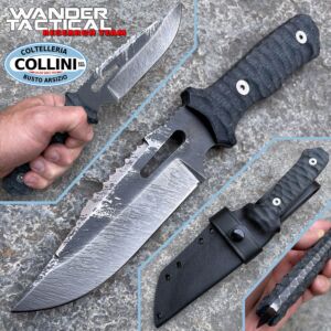 Wander Tactical - Special Commando knife - Black Micarta - coltello custom