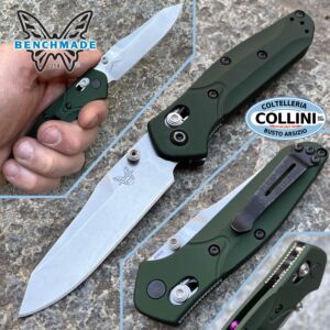 Benchmade - 945 Mini Osborne knife Reverse Tanto Green Aluminum - coltello