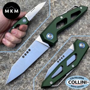 MKM - Edge SlipJoint Knife - M390 & Alluminio Verde - EG-AGR - coltello