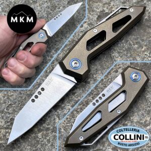 MKM - Edge SlipJoint Knife - M390 & Titanio Bronzo - EG-TBR - coltello