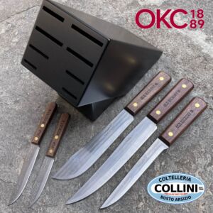 Ontario Knife Company - Old Hickory Block Set Knife - 5 pezzi - 7220 - coltello