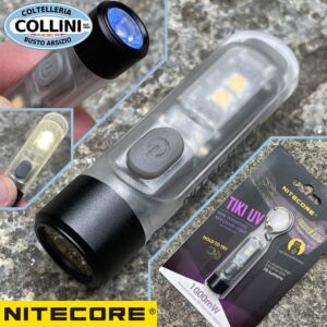 Nitecore - TIKI UV - Portachiavi Ricaricabile USB a luce UV 1000 mW 365 nm - Torcia Led