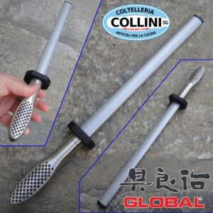Global knives - G75 - Diamond Steel Sharpener 25,5cm - acciaino cucina