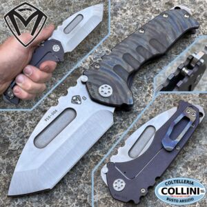 Medford Knife and Tools - Praetorian Tanto - S35VN - Flamed Blue Titanium - coltello