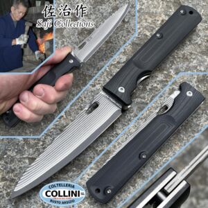 Takeshi Saji - Folding Petty Knife - SPG2 Damascus e G10 - coltello artigianale
