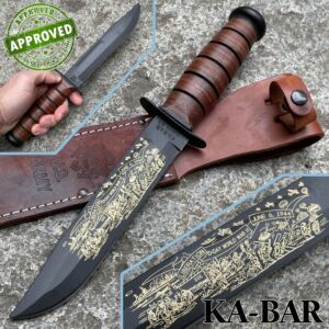 Ka-Bar - D-Day WWII 50th Anniversary Knife - COLLEZIONE PRIVATA - 02-1244 - coltello