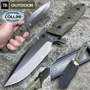 TB Outdoor - Maraudeur tactical knife in G10 Green - 11060037 - coltello 