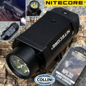 Nitecore - NPL30 Weapon Light 1200 lumens e 113 metri - Torcia LED per pistola