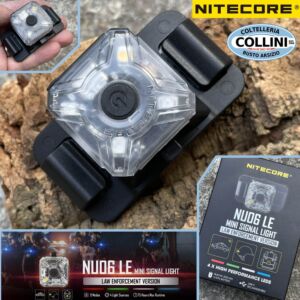 Nitecore - NU06 LE - Mini Signal Headlamp - Ricaricabile USB - Torcia RGB per segnalazioni