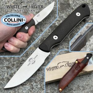 White River Knife & Tool - Small Game knife - Micarta Black - WRSG - coltello