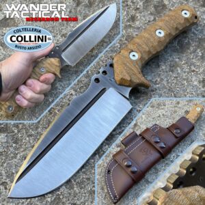 Wander Tactical - Uro knife - Dual Tone & Brown Micarta - coltello custom