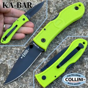 Ka-Bar - Mini Dozier Folding Hunter knife 4072ZG - Zombie Green - coltello