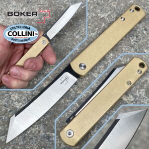 Boker Plus - Zenshin 42 Brass knife - Higonokami -  01BO369 - coltello