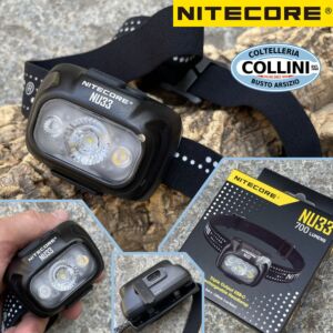 Nitecore - NU33 - Black - Frontale Ricaricabile USB - 700 lumens e 135 metri - Torcia Led