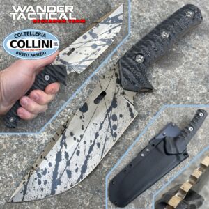 Wander Tactical - Haast Eagle 2.0 - Black Blood & Black Micarta - coltello custom