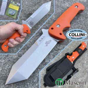 Maserin - Diceros Knife by Davide Bomben - G10 Arancione - 925/G10A - coltello