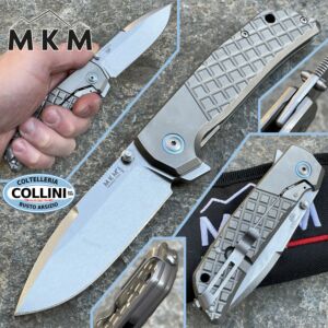 MKM - Maximo Flipper Knife Design by Bob Terzuola - Titanio - MK-MM-T - coltello