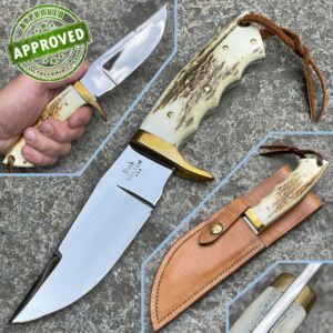 Buck Custom - Stag Horn Hunting Fixed Blade - COLLEZIONE PRIVATA - coltello