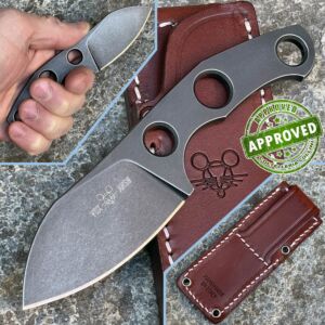 GiantMouse - GMF1-F Knife by Vox & Anso - M390 PVD Stonewashed - COLLEZIONE PRIVATA - coltello