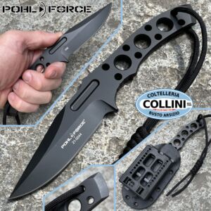 Pohl Force - Charlie Two BK TiNi knife - D2 steel - 6002 - coltello