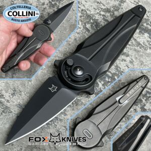 Fox - Saturn knife by D. Simonutti - Black PVD Titanium - FX-551TiPVD - coltello