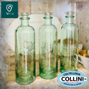 WILD BOTTLE - Bottiglia in vetro riciclato - WILD MANDALA 700ml. 