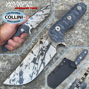 Wander Tactical - Lynx Clip Knife - Black Blood & Black Micarta - coltello custom
