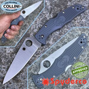 Spyderco - Endura 4 Flat FRN Gray - COLLEZIONE PRIVATA - C10FPGY - Coltello